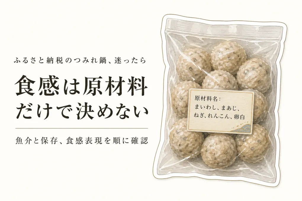 秋のつみれ鍋は魚の種類でどう選ぶ？原材料表示で食感を決めつけない確認順