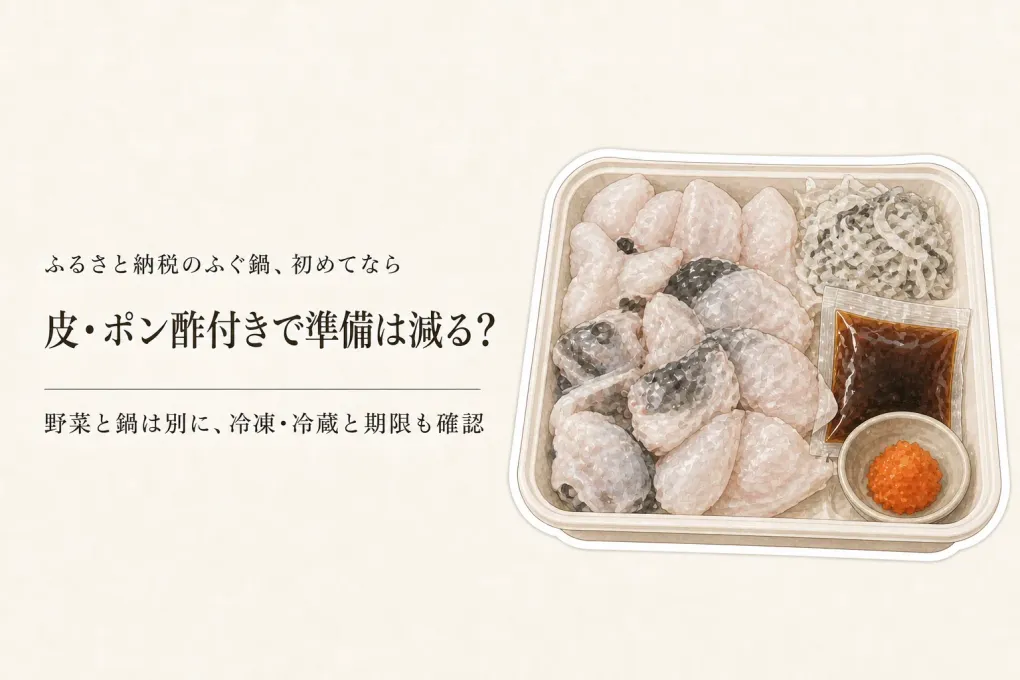 ふるさと納税のふぐ鍋は切り身とポン酢付きどっち？皮・薬味まで届く返礼品の選び方