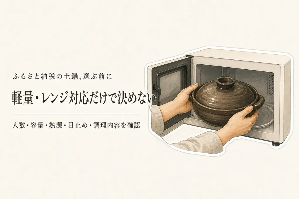 軽量で電子レンジ対応の土鍋は何が違う？重さ・IH・目止めの選び方